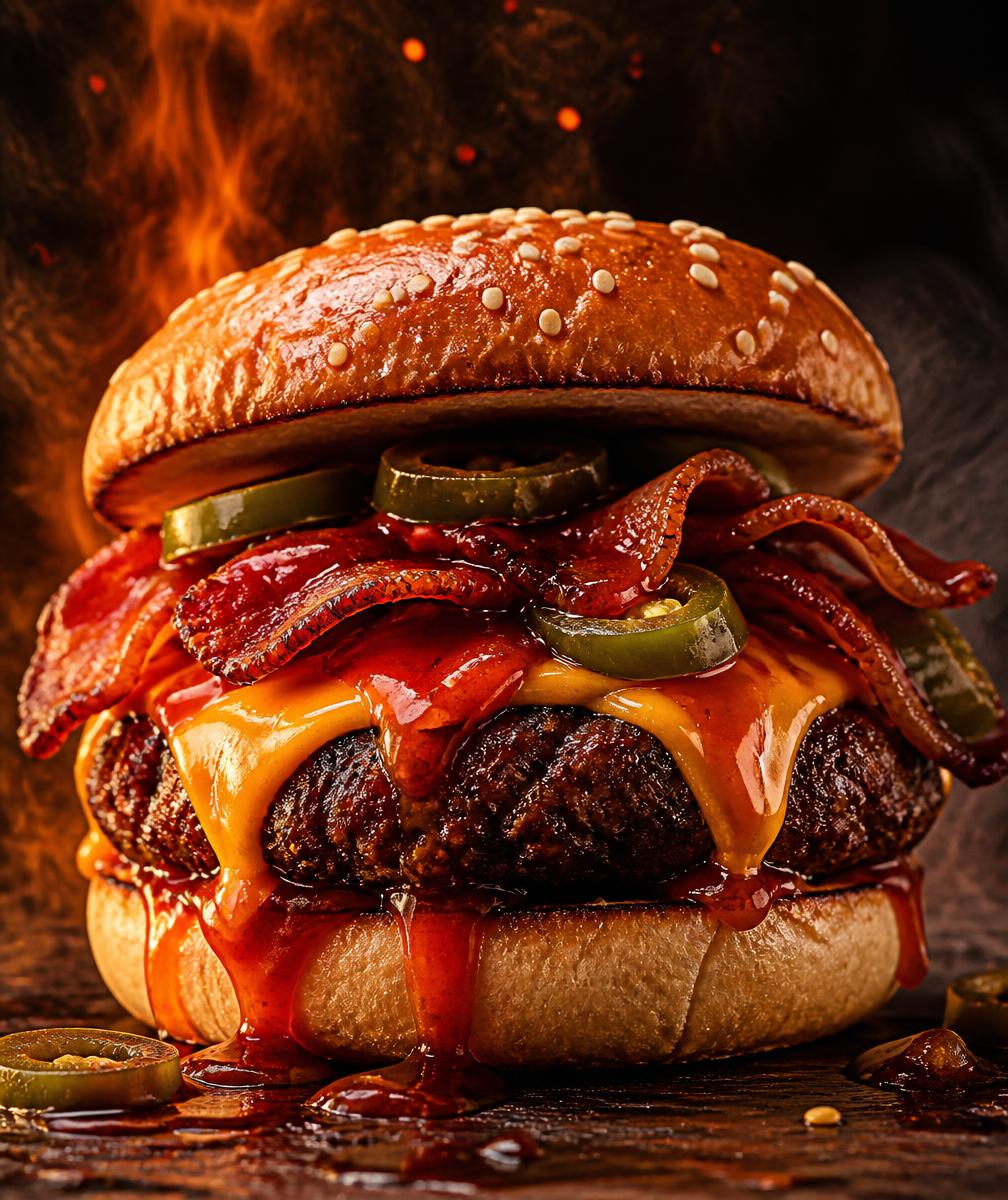Hambúrguer FIRE 77 do Brasa 77
